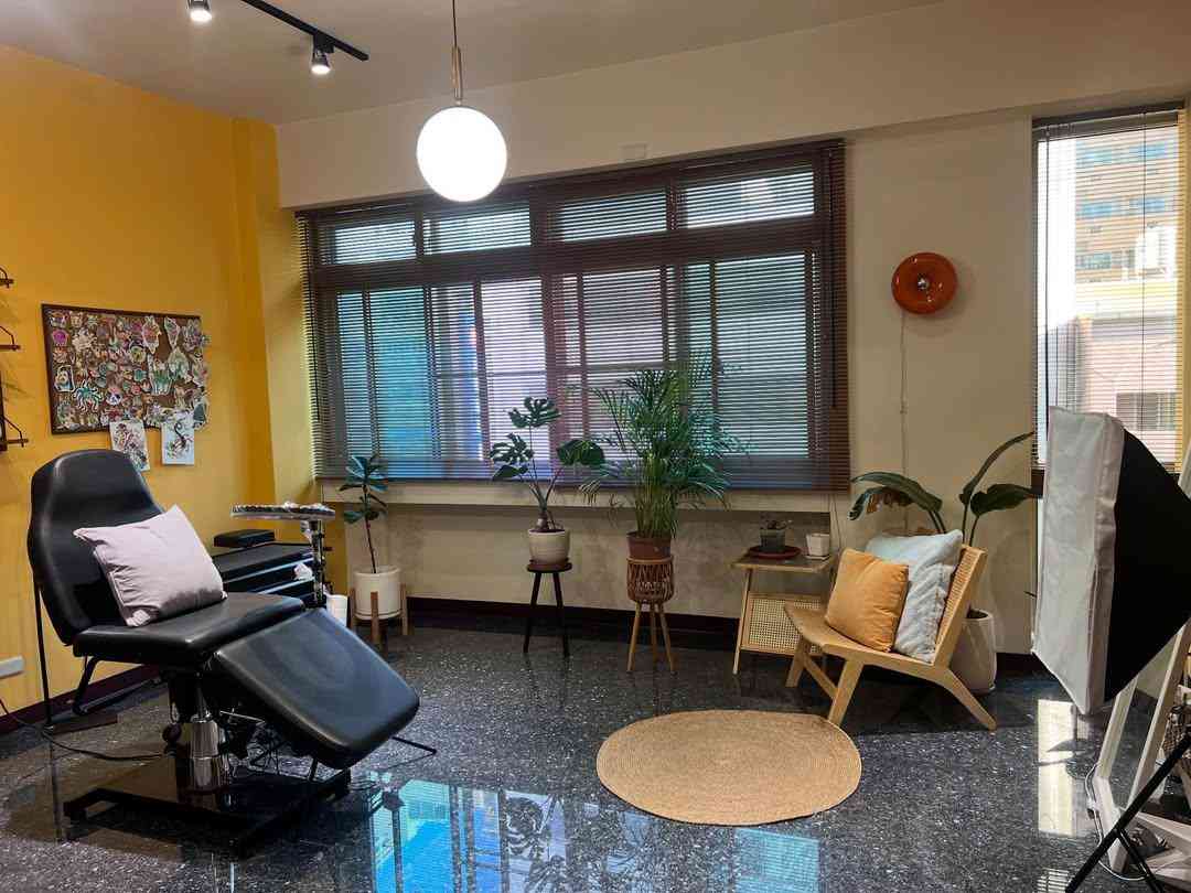 印花紋身工作室全景